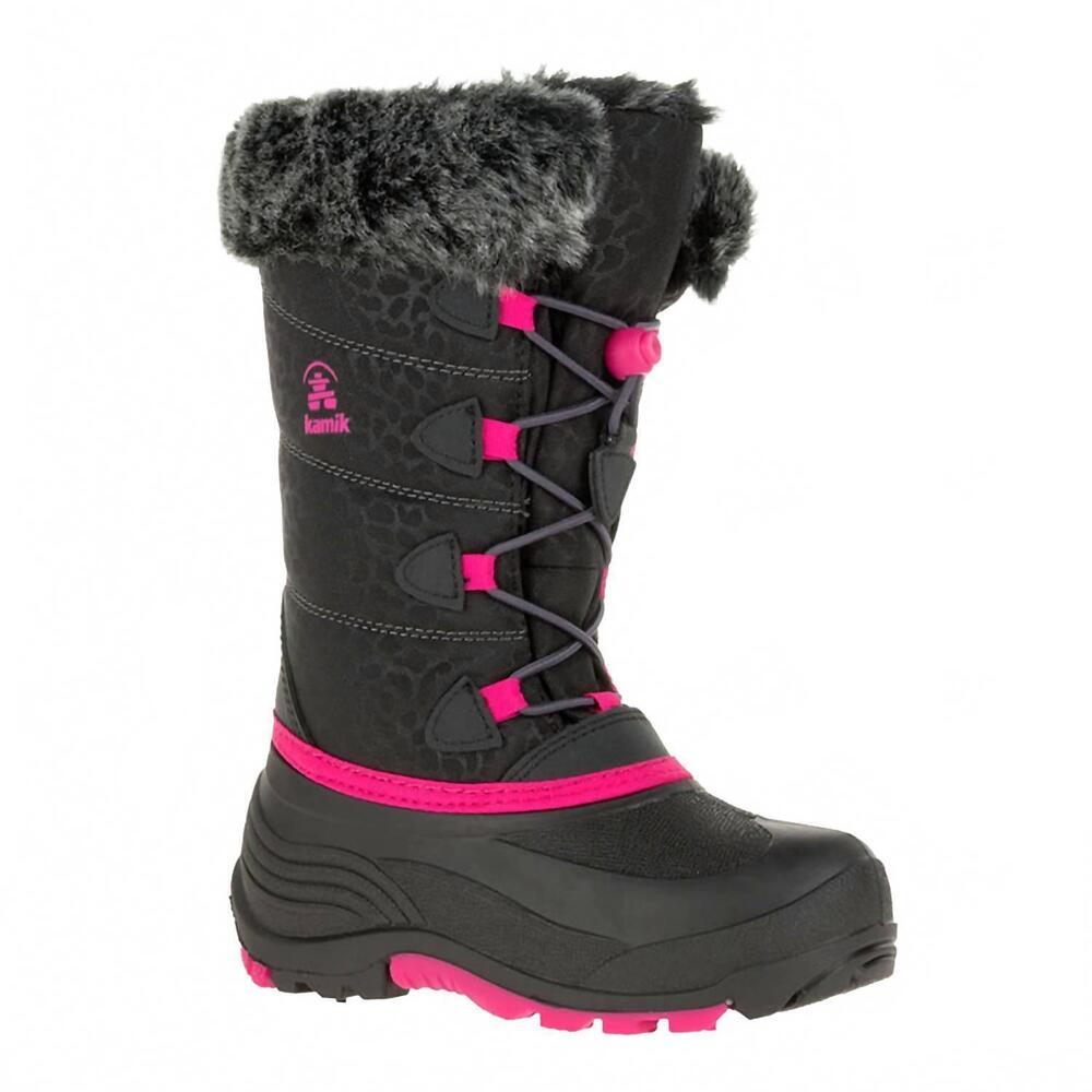 NEW KAMIK kids snowgypsy 3 boot in black rose